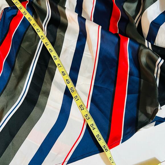 Annarita N Strapless Multicolored Striped Maxi Dress Size 8 - Picture 6 of 6